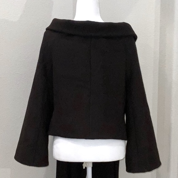 Shawl collar wool jacket SZ MED - Picture 4 of 12